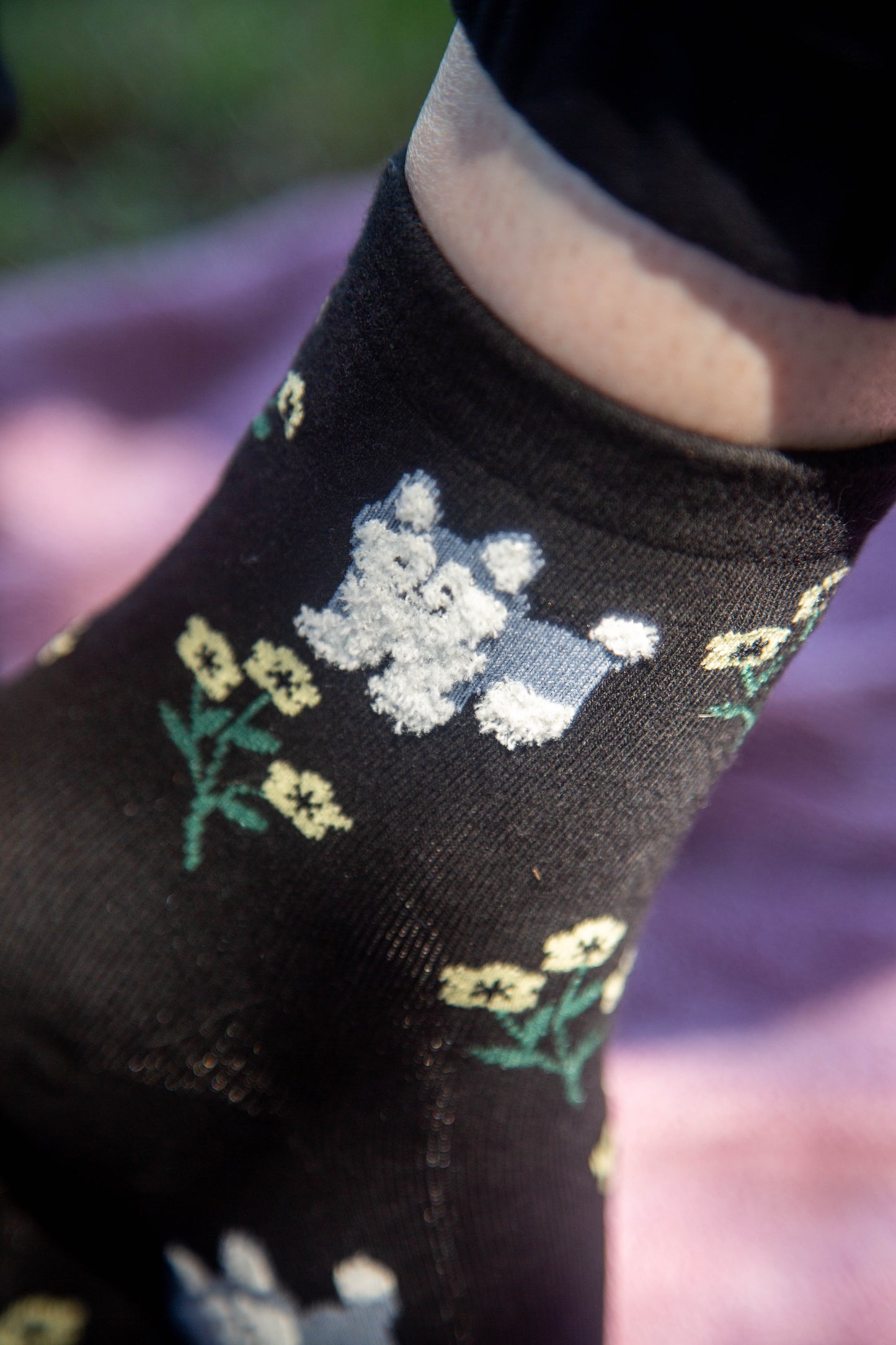 Husky Print Socks